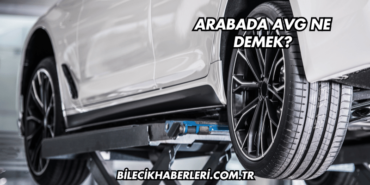 Arabada AVG Ne Demek?