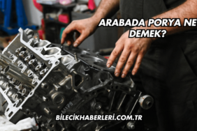 Arabada Porya Ne Demek?