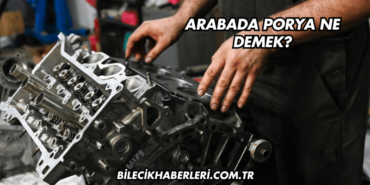 Arabada Porya Ne Demek?