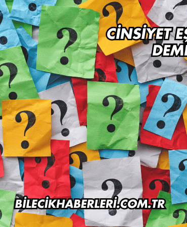 Cinsiyet Eşitliği Ne Demek?
