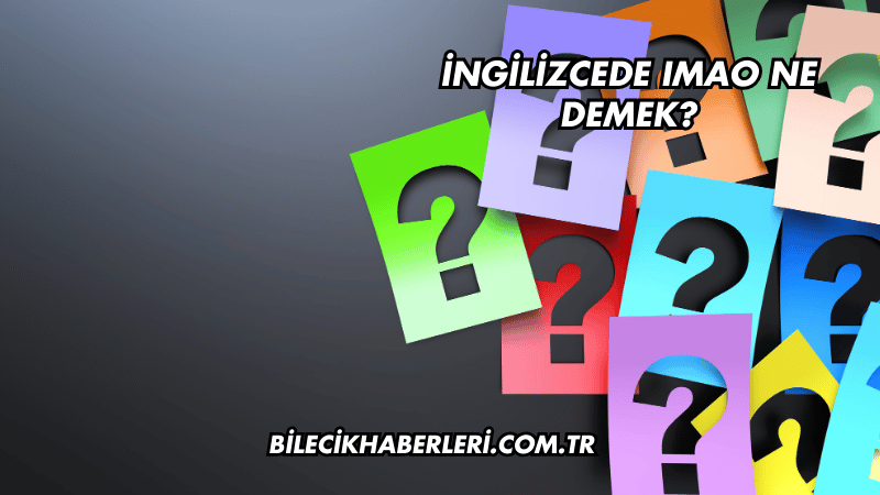 İngilizcede IMAO Ne Demek?