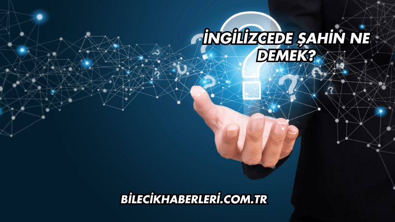 İngilizcede Şahin Ne Demek?