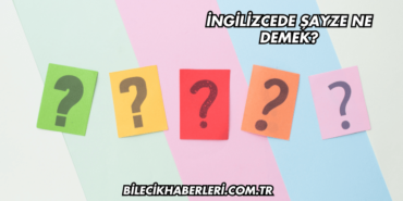 İngilizcede Şayze Ne Demek?