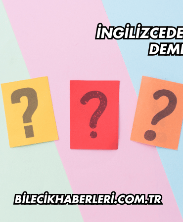 İngilizcede Şayze Ne Demek?