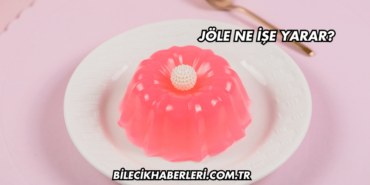 Jöle Ne İşe Yarar?