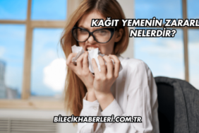 Kağıt Yemenin Zararları Nelerdir?