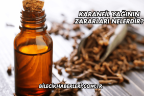 Karanfil Yağının Zararları Nelerdir?