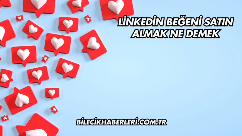 Linkedin Beğeni Satın Almak Ne Demek