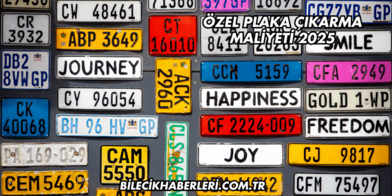 Özel Plaka Çıkarma Maliyeti 2025