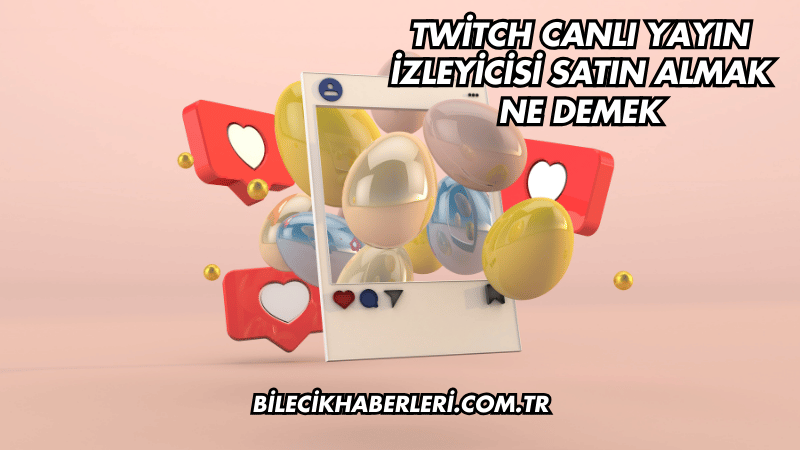 Twitch Canlı Yayın İzleyicisi Satın Almak Ne Demek