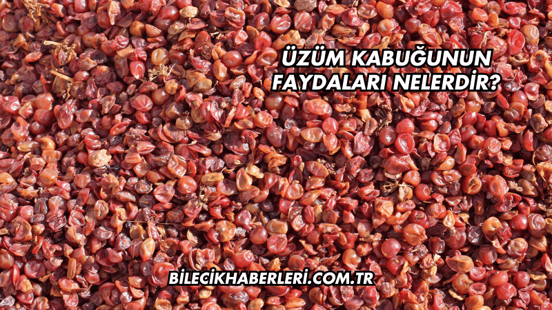 Üzüm Kabuğunun Faydaları Nelerdir?