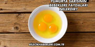 Yumurta Sarısının Bebeklere Faydaları Nelerdir?