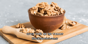 Ceviz Yağı Ne İşe Yarar?
