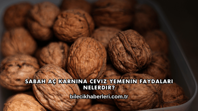 Sabah Aç Karnına Ceviz Yemenin Faydaları Nelerdir?