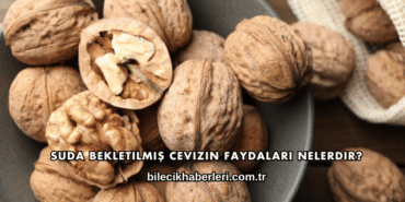 Suda Bekletilmiş Cevizin Faydaları Nelerdir?