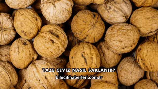 Taze Ceviz Nasıl Saklanır?
